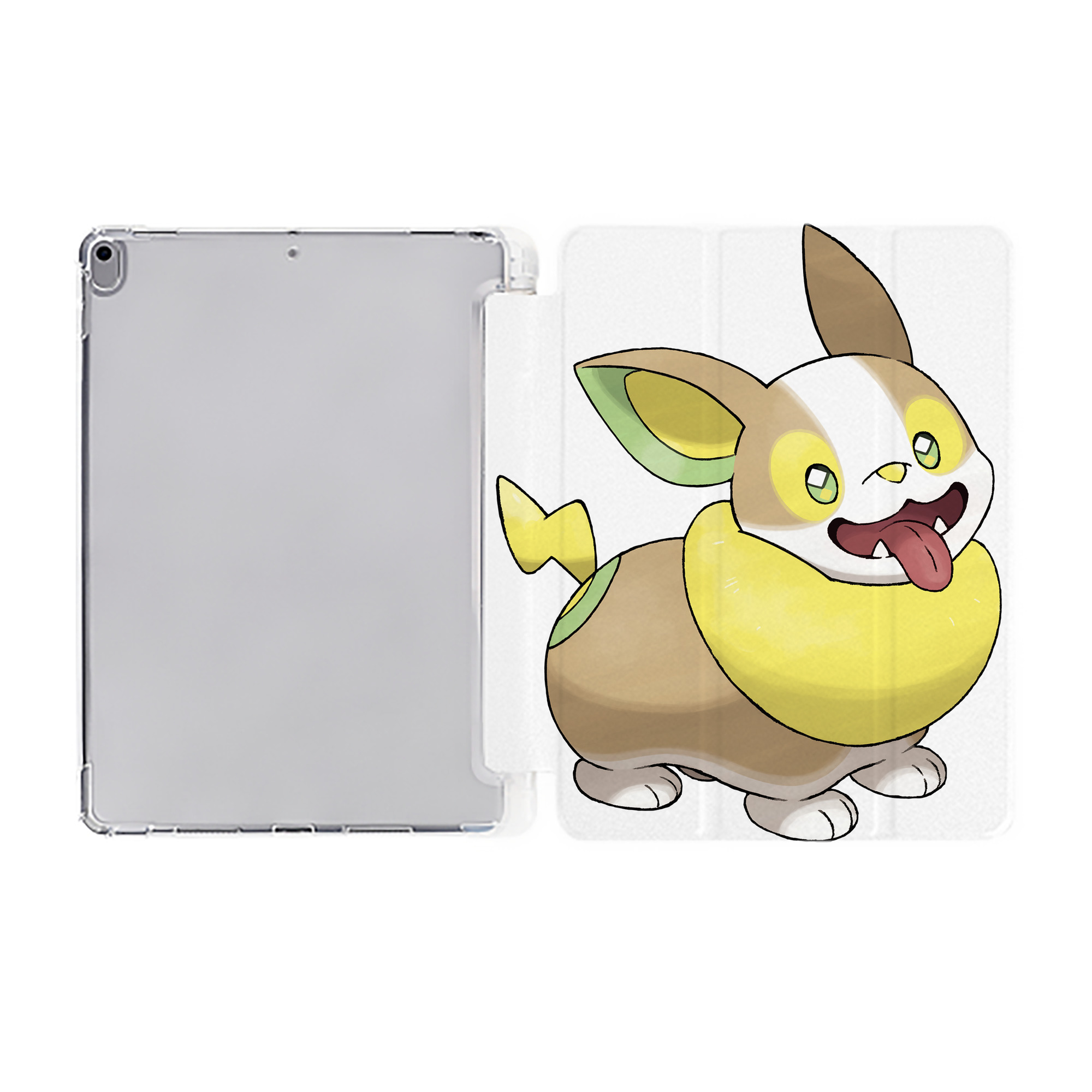（画像用） ポケットモンスター Pokémon IPad ケース ペン収納付き 三つ折りスタンド PUレザー×シリコン 対応機種9.5/10.5/10.9インチ